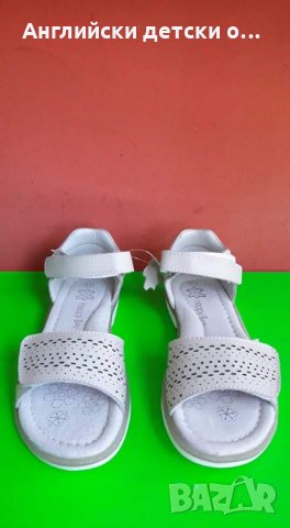 Английски детски сандали естествена кожа , снимка 3 - Детски сандали и чехли - 33407020