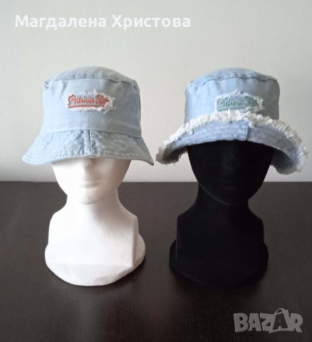 Детски дънкови шапки