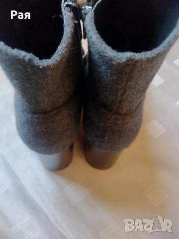 Боти в сиво Zara , снимка 6 - Дамски боти - 50705260