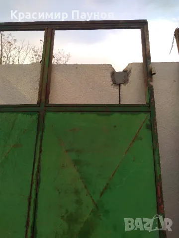  Големи желязни врати 2 броя ., снимка 3 - Входни врати - 49777753