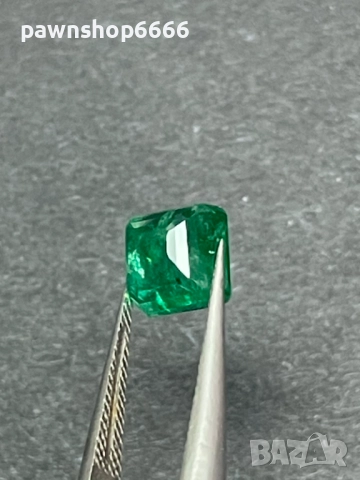 Продавам естествен изумруд  2.15 карата демонтиран от златни обеци., снимка 6 - Други - 52664846