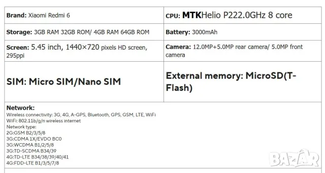 Хакерски Смартфон с Автоматичен Запис на Разговорите Xiaomi Redmi 6 Записващ Автоматично Разговорите, снимка 3 - Други - 47974057