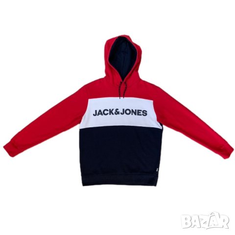 Мъжко горнище / худи Jack & Jones | L размер, снимка 3 - Суичъри - 43660832