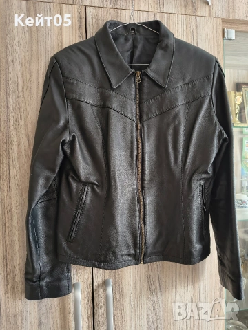 Дамско яке ,естествена, качествена кожа XL, снимка 2 - Якета - 53601278