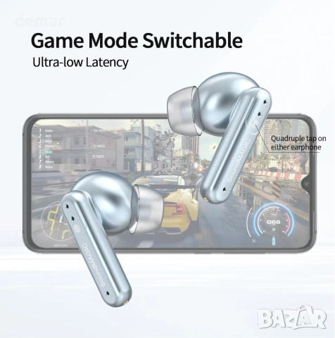 Soundmagic T80BT ANC Безжични слушалки с Hi-Res аудио, хибридно активно шумопотискане, снимка 9 - Безжични слушалки - 52130246