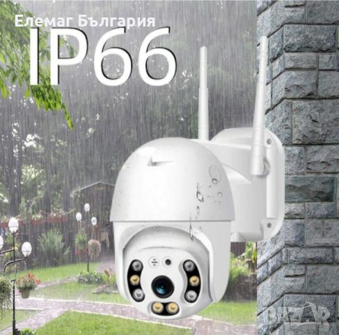 8MP УНИКАЛНА РЕЗОЛЮЦИЯ,безжична въртяща 360° КАМЕРА Wifi IP 66, снимка 4 - IP камери - 42951911