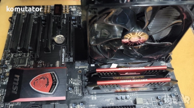 MSI H97 Gaming 3 Intel Core I7-4770 Cooler Master, снимка 4 - Дънни платки - 52968699