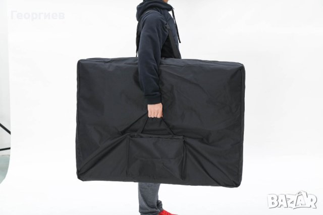 трисекторна масажна кушетка с чанта и аксесоари сгъваема, снимка 11 - Кушетки - 43406727
