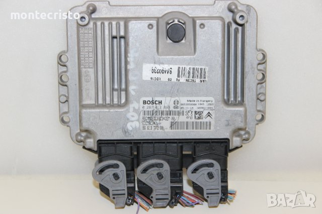 Моторен компютър ECU Peugeot 307 / 0 281 011 863 / 0281011863 / 96 613 772 80 / 9661377280