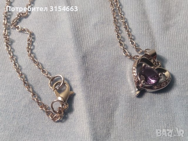 Колие с кристал , снимка 6 - Колиета, медальони, синджири - 40851514