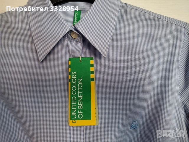 Дамска риза BENETTON, снимка 5 - Ризи - 53518480
