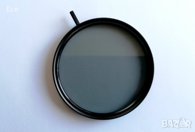 Поляризационен филтър - 72 mm, снимка 2 - Обективи и филтри - 38549228