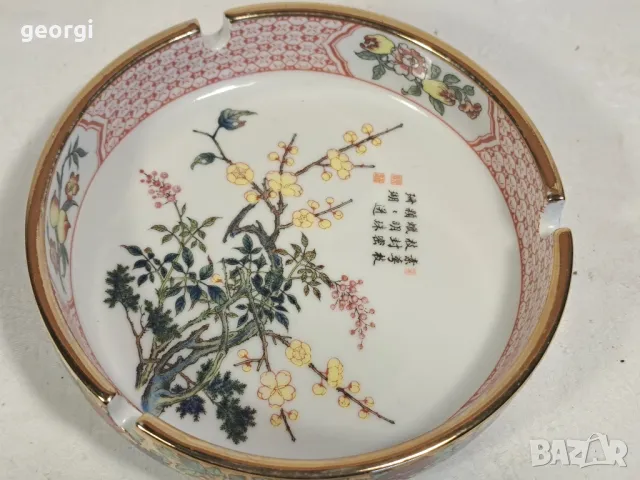 японски порцеланов пепелник , снимка 2 - Колекции - 48581241