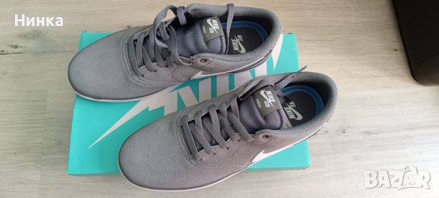 Мъжки маратонки Nike SB CHECK SOLAR GREY/WHITE, снимка 4 - Маратонки - 43141365