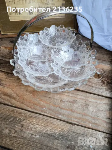 Сервиз кристал и сребро, снимка 9 - Сервизи - 49902376