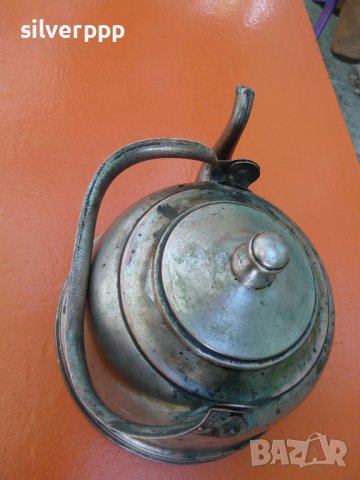  Антикварен меден чайник , снимка 3 - Други ценни предмети - 38086490