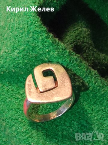 ДИЗАЙНЕРСКИ ФЕШЪН АРТ СРЕБЪРЕН ПРЪСТЕН СРЕБРО 925 ПРОБА 36593, снимка 6 - Пръстени - 39979808
