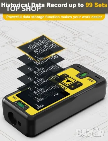 Лазерен ролетка Olufey 70 m, снимка 3 - Гедорета - 48623909