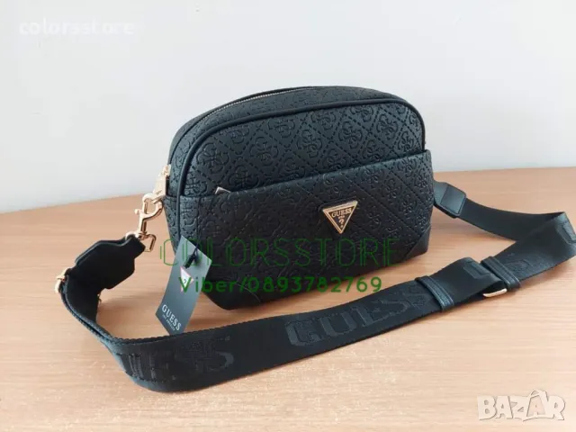 Черна чанта Guess кодSG-22A, снимка 4 - Чанти - 44745941