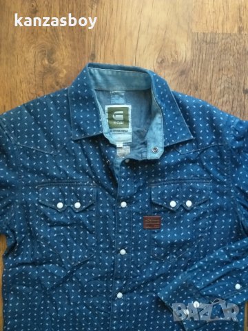 g-star rco cowboy opposing shirt - страхотна мъжка риза КАТО НОВА, снимка 3 - Ризи - 34803862