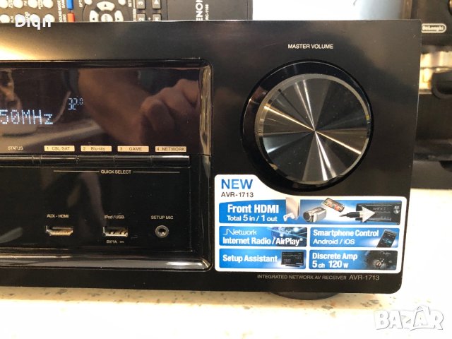 Denkn AVR-1713, снимка 2 - Ресийвъри, усилватели, смесителни пултове - 40327701