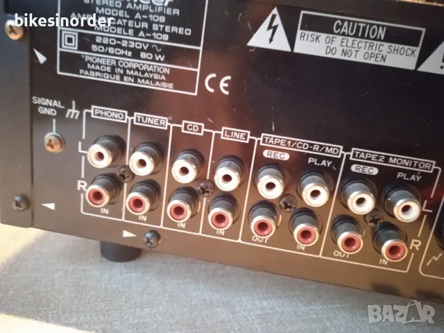 Pioneer A-109 усилвател с MOSFET крайни транзистори, снимка 7 - Ресийвъри, усилватели, смесителни пултове - 48174562