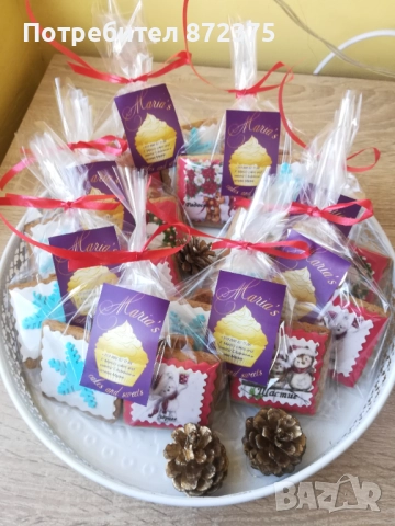 Коледни късмети / Новогодишни късмети /Медени Коледни пъзели, снимка 3 - Празнични оферти - 52444627