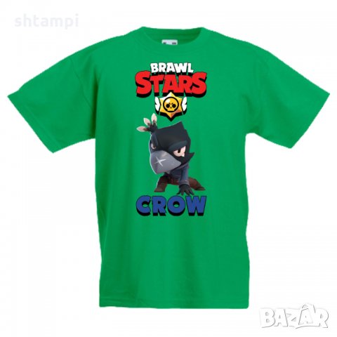 Детска тениска Crow 4 Brawl Stars, снимка 2 - Детски тениски и потници - 32920392
