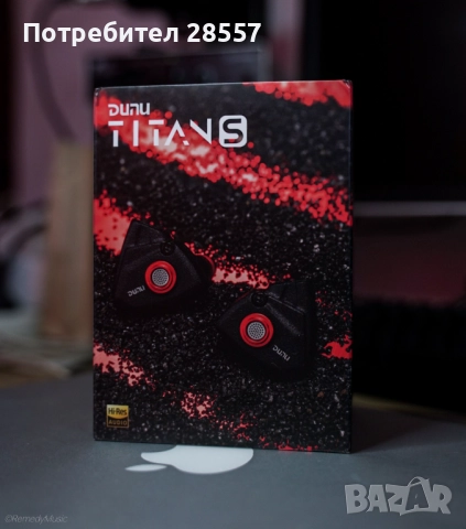 Нови- неотваряни DUNU TITAN S  11mm Dynamic Driver Monitor IEM, снимка 8 - Слушалки и портативни колонки - 51428105