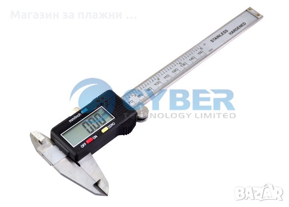 Електронен шублер с дисплей 150мм КОД 0116, снимка 10 - Шублери - 28589100