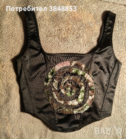 Diy черен корсет