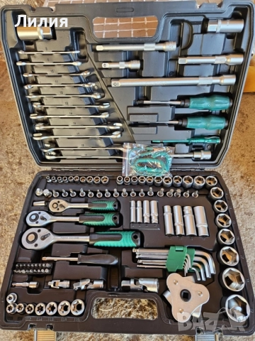 ​🔧 Пълноценен Комплект Инструменти – Вашият Партньор във Всеки Ремонт! 🔩 121бр 