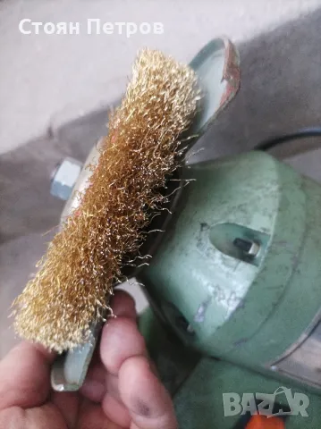 Шмиргел Ferm 350 W нови камък и четка, снимка 8 - Други инструменти - 48347427