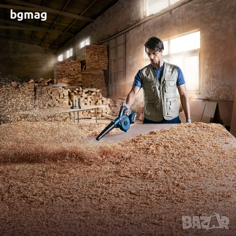 Bosch GBL 18V-120 акумулаторна духалка, листосъбирач, без батерия, снимка 2 - Градинска техника - 52142880