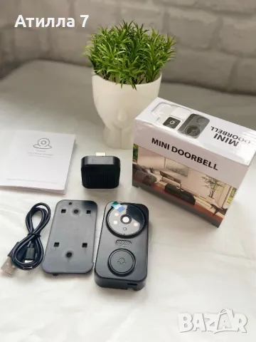 Безжичен Звънец с Камера / Видео Звънец за Врата, снимка 7 - Други стоки за дома - 48278926