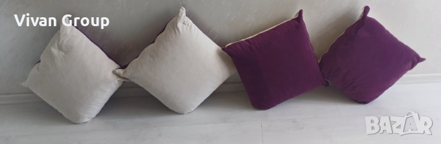 4 броя възглавници 40х40 см, снимка 6 - Възглавници - 51439959