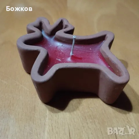 свещник еленче керамика, снимка 2 - Декорация за дома - 48300546