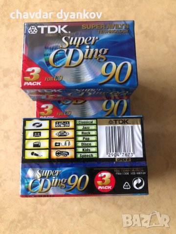 Аудиокасети TDK CDing, снимка 2 - Други - 44099004