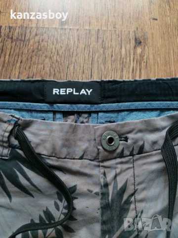 replay - страхотни мъжки панталони 32, снимка 6 - Спортни дрехи, екипи - 50464012