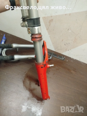 Двукоронна вилка за велосипед колело zoom , снимка 3 - Части за велосипеди - 53205058