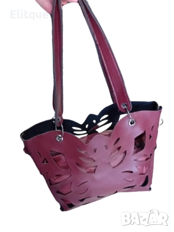 Осигурете си изящен стил с нашата хитова лазерно рязана дамска чанта. ТОП ЦЕНА!, снимка 3 - Чанти - 52888828