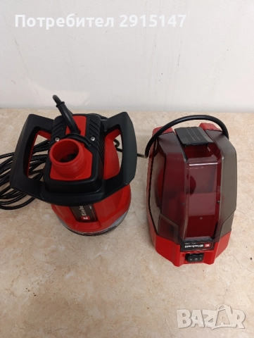 Акумулаторна помпа за мръсна вода Einhell Expert Power X-Change GE-DP 18/25 Li-Solo, снимка 3 - Други инструменти - 52484841