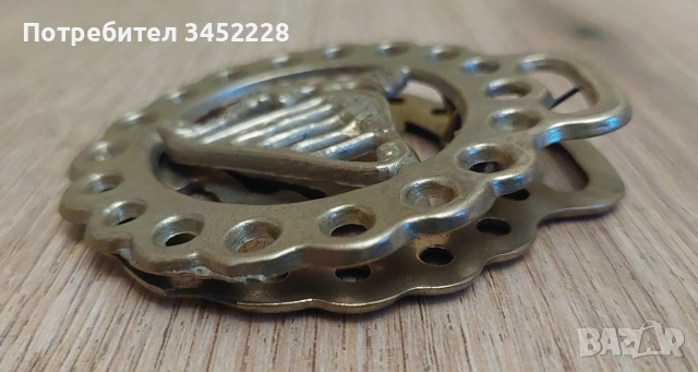 щипка винтидж месинг голяма за ценители , снимка 5 - Антикварни и старинни предмети - 52851640