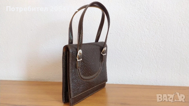 Кафява дамска чанта, снимка 2 - Чанти - 52289595
