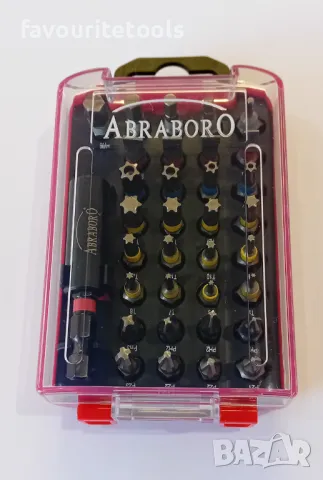Комплект битове с цветно кодиране Abraboro 34 части