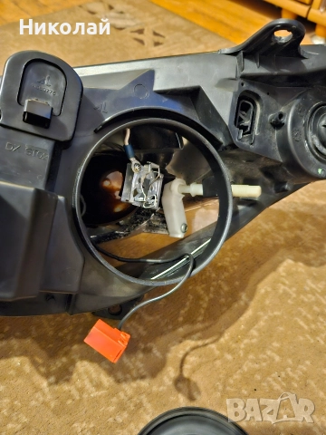 Десен фар за Пежо 307 CC Hatchback Combi Фейслифт, снимка 3 - Части - 52699271