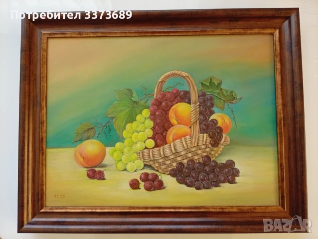 Натюрморт, снимка 2 - Картини - 50377785