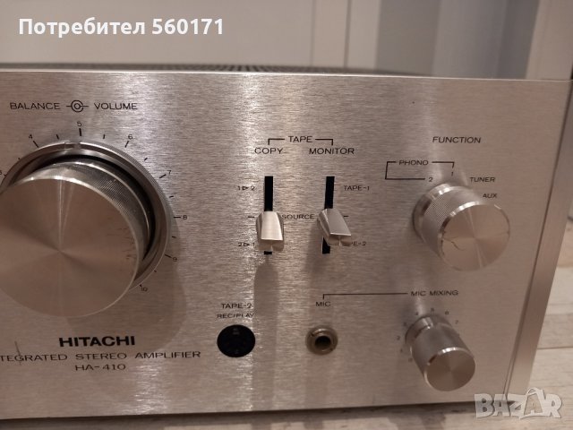 HITACHI HA-410, снимка 5 - Ресийвъри, усилватели, смесителни пултове - 43025759