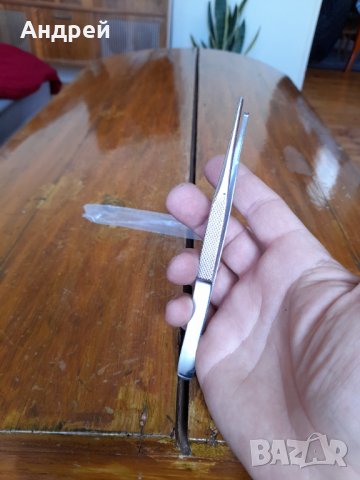 Стара пинсета #2, снимка 4 - Антикварни и старинни предмети - 33138381