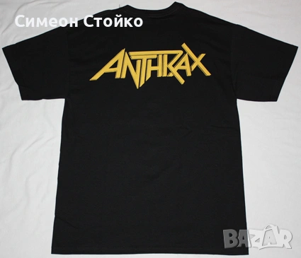 Тениска на Anthrax , снимка 2 - Тениски - 53499562